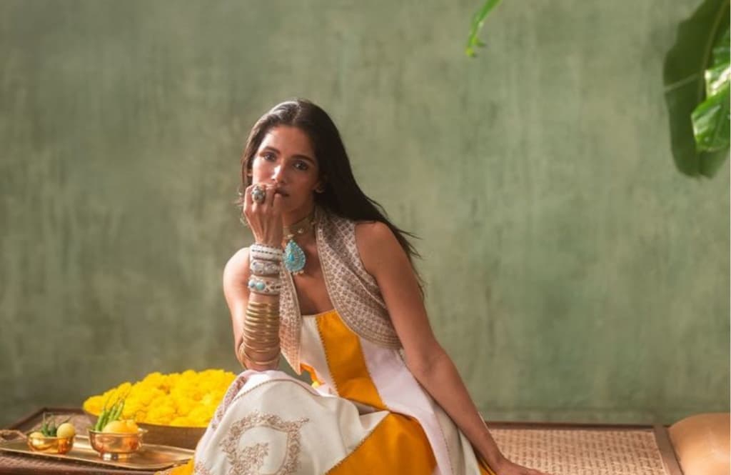Marigold Fusion Vest Dress
